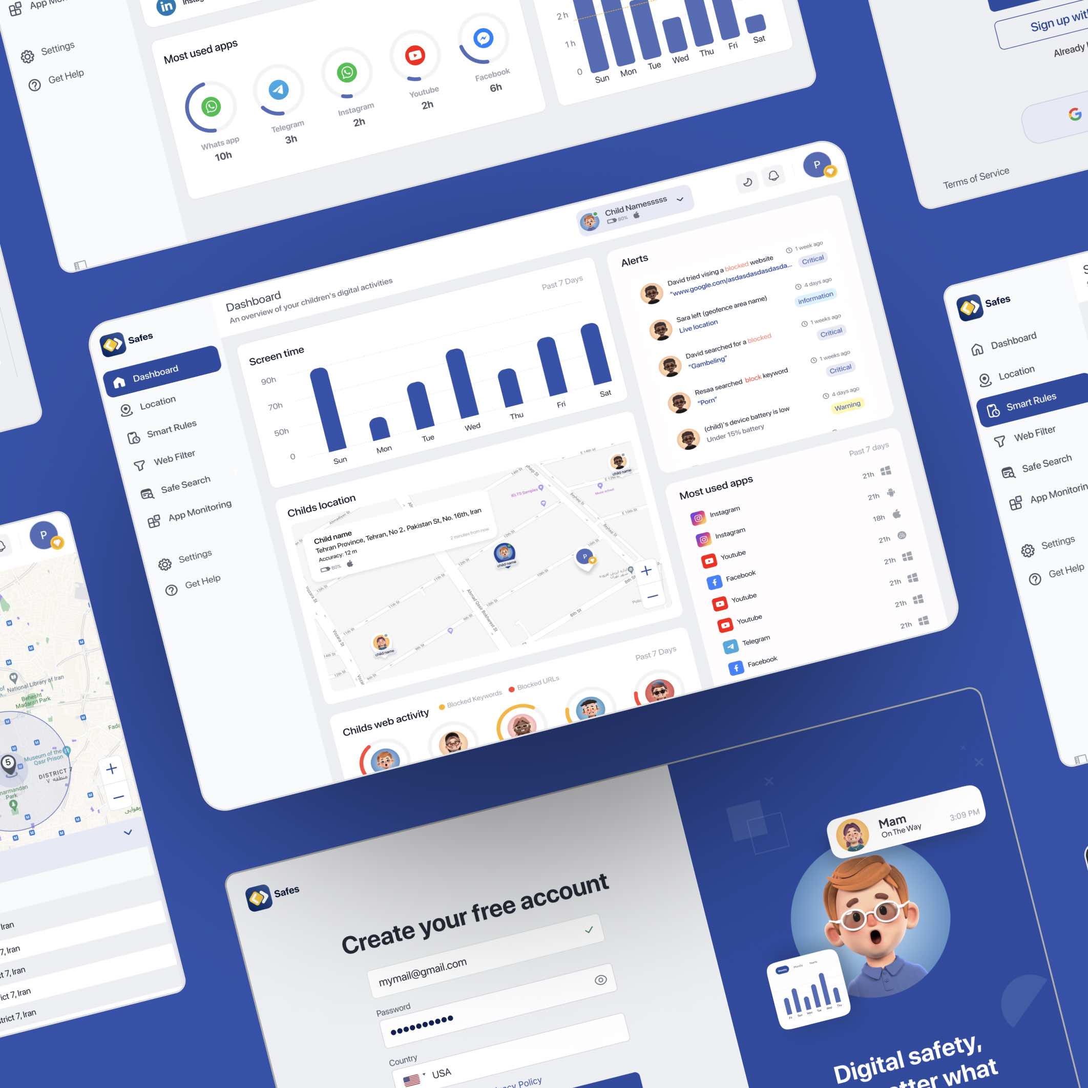 Redesign of the web app